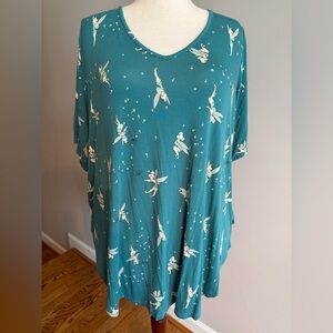 Disney X Torrid Tinkerbell Super Soft Tunic Tee - Torrid Size 4 (26, 4X)